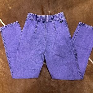 Vintage western Purple High-Waisted Jeans